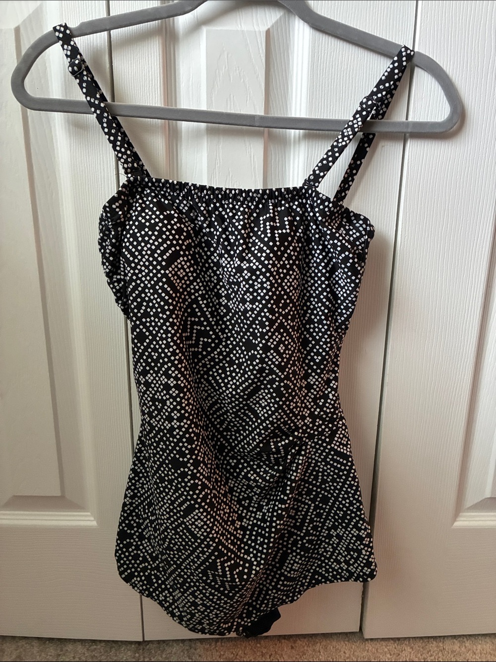 Black & White Geometric Bathing Suit